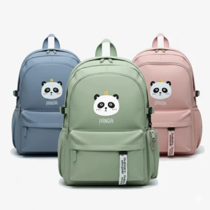 Panda Casual University Backpack for Daily Use