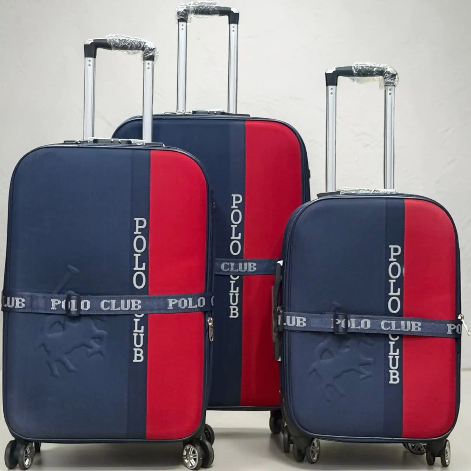 10-SET POLO CLUB Expandable Soft Shell Luggage - Image 1
