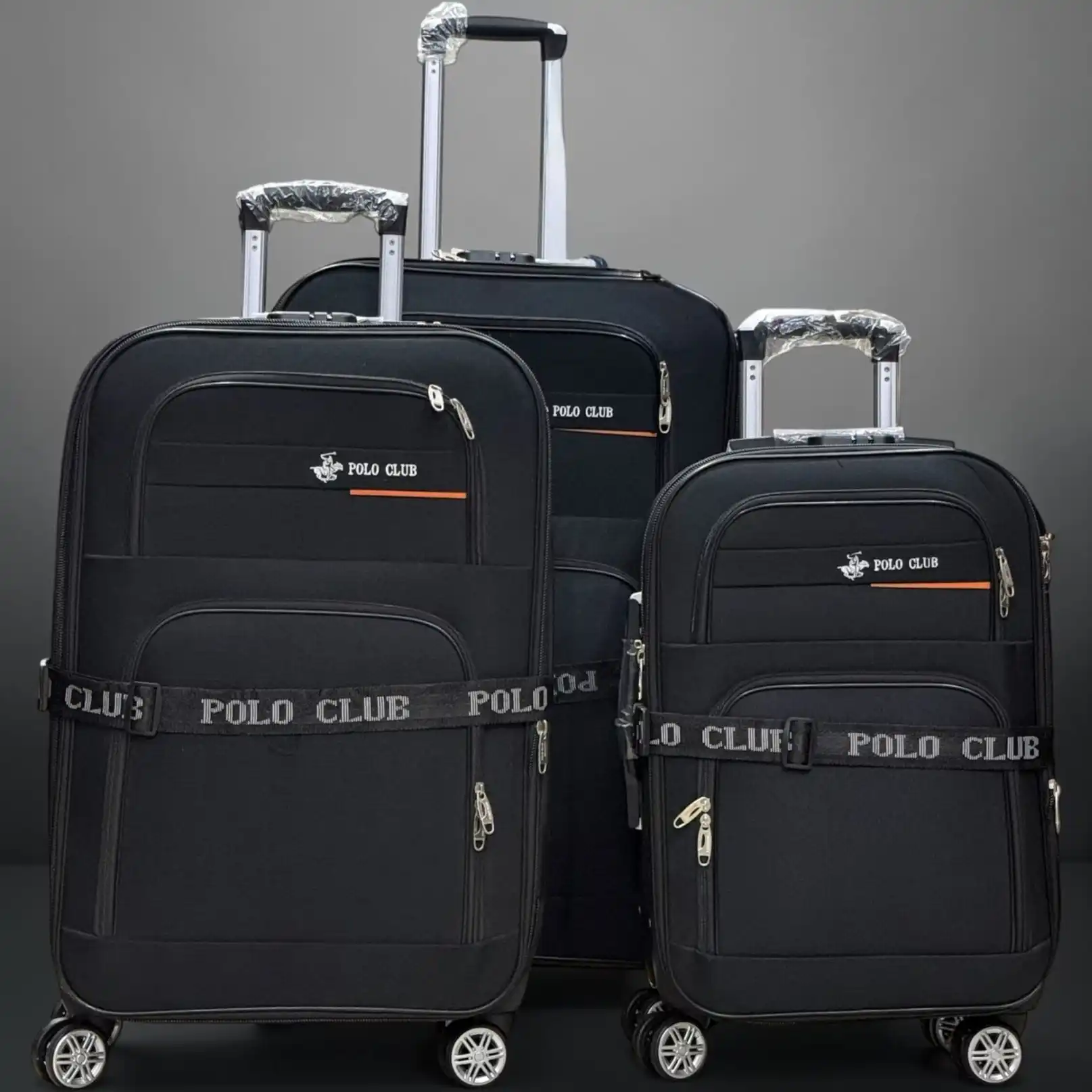 10-Set POLO CLUB Front Pocket Luggage - Image 1